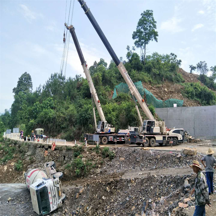 广西广西24小时应急道路救援吊装吊装现场实拍